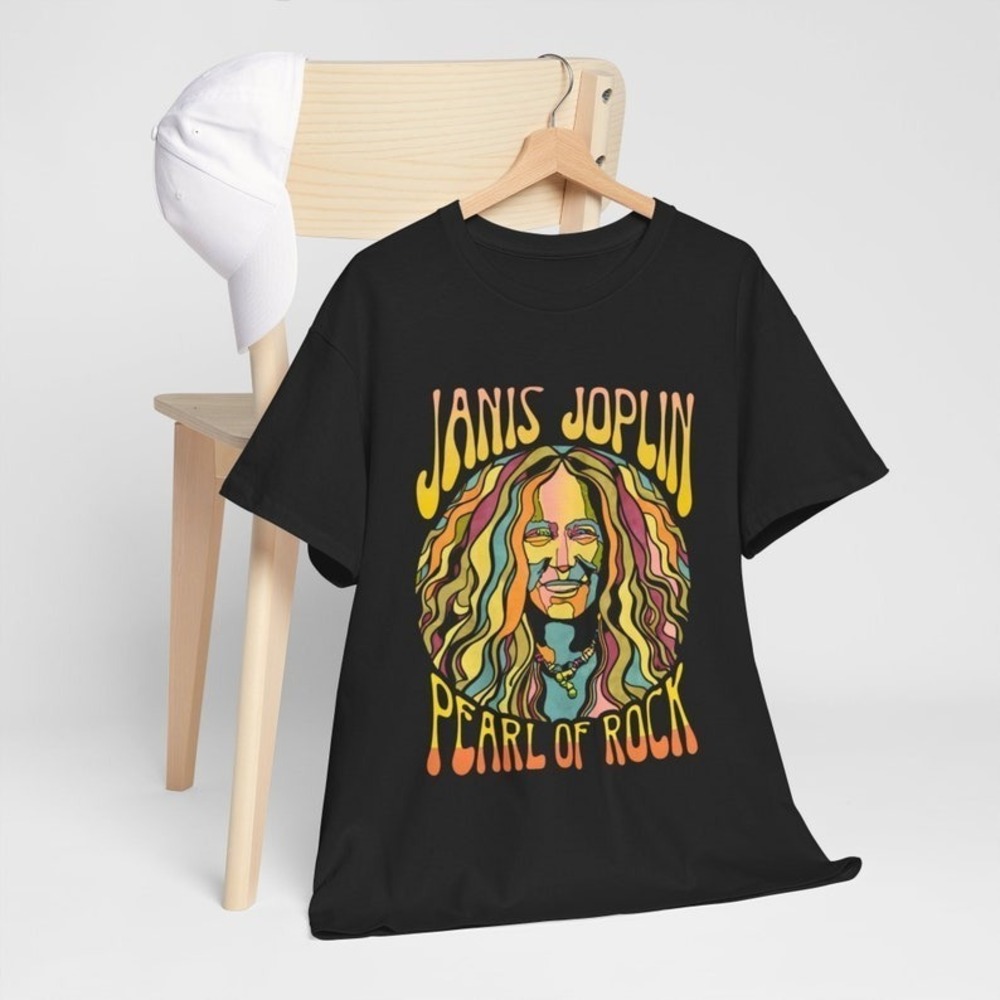 Janis Joplin Shirt Psychedelic Rock Tee Piece Of My Heart T-Shirt